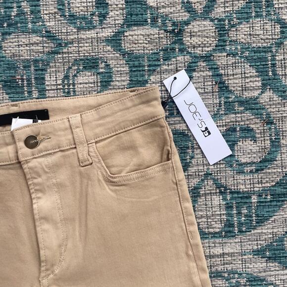 Joe's Jeans The Callie High Rise Cropped Bootcut Jeans Beige -‎ Size 28 - Picture 5 of 13